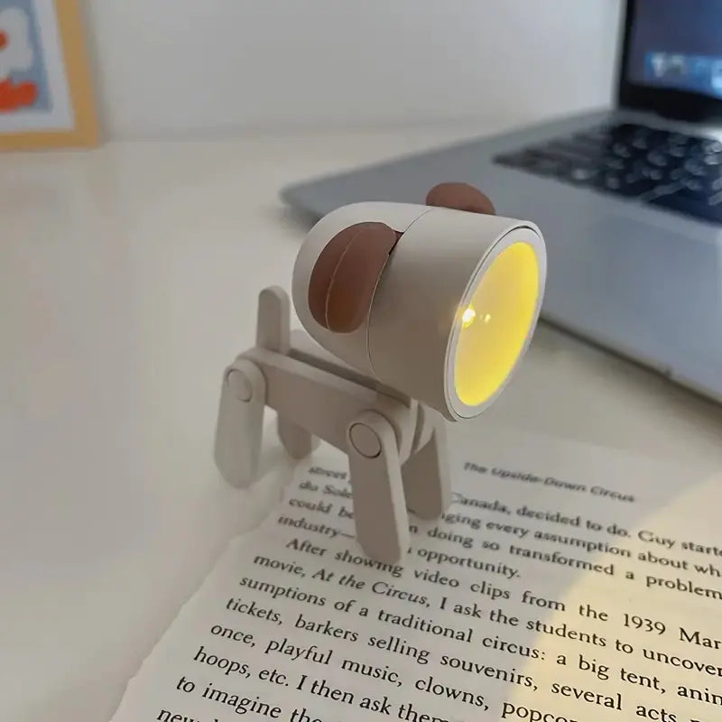 Cute Small Dog Night Light Table Lamp Decoration