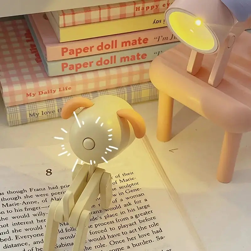 Cute Small Dog Night Light Table Lamp Decoration