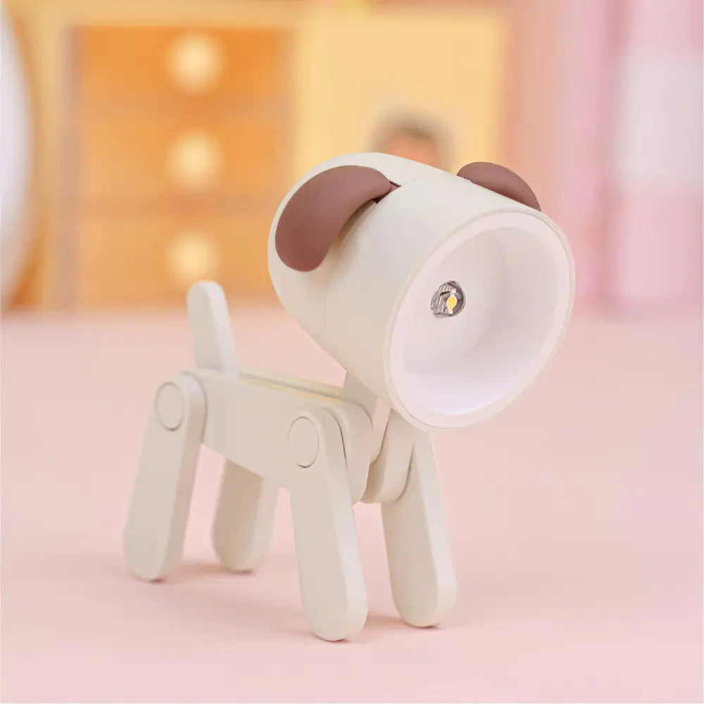 Cute Small Dog Night Light Table Lamp Decoration