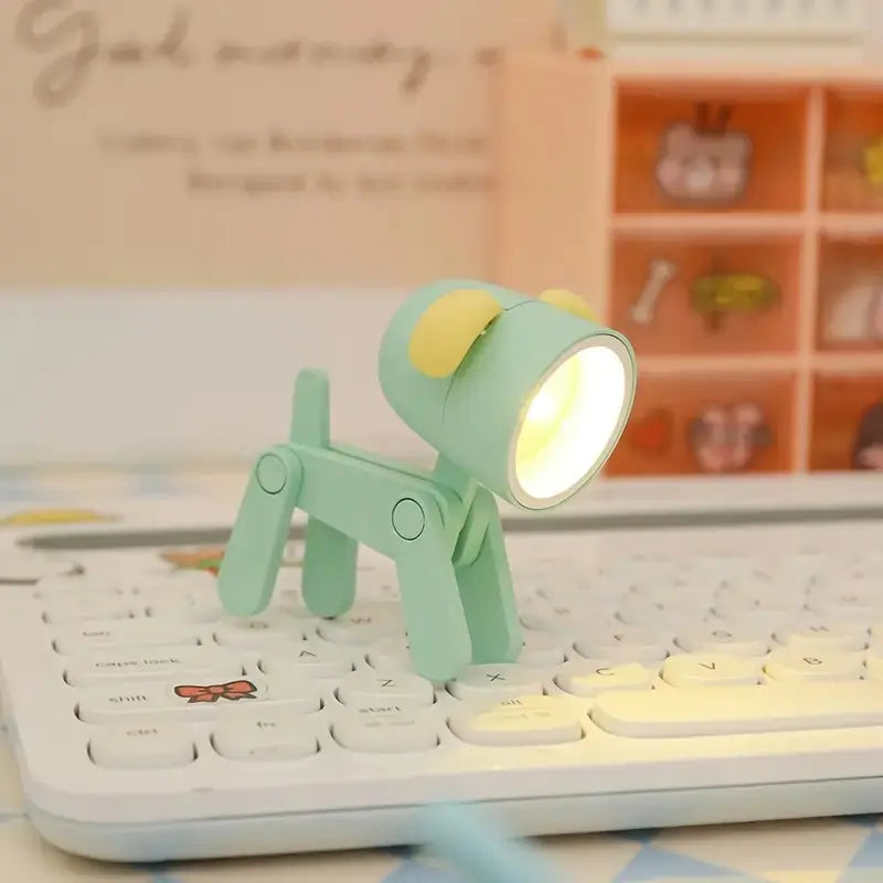 Cute Small Dog Night Light Table Lamp Decoration