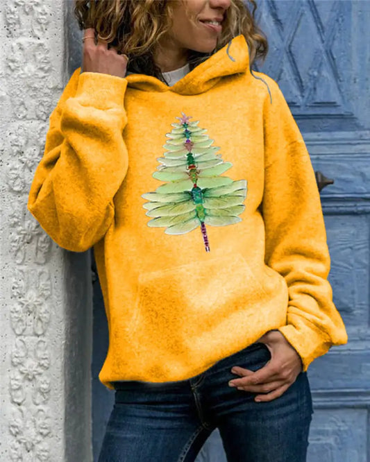 Animal Print Women's Long Sleeve Turtleneck Hoodie