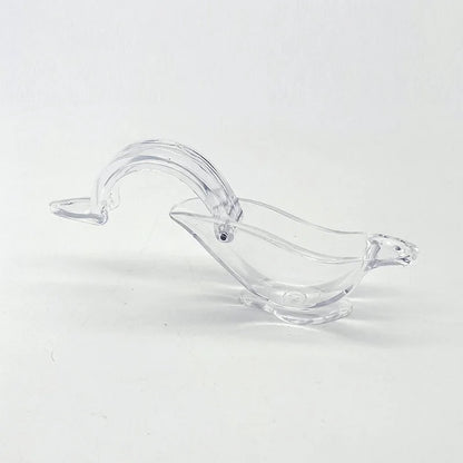 Lemon Manual Juicer Press Squeeze Fruit Mini Manual Juicer Bird Shape Transparent Portable for Orange Kitchen Home Slip Tool
