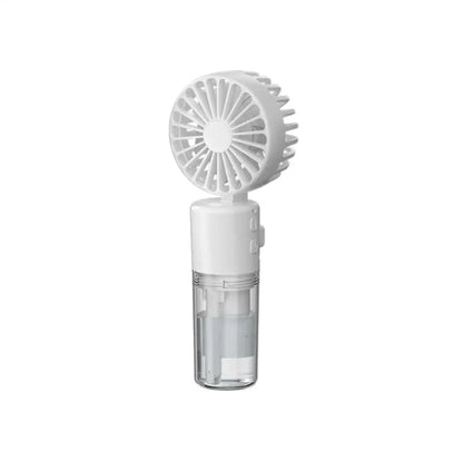 Portable Handheld Spray Fan 4-Speed Water Spray Mist Fan Summer Cooling Artifact USB Charging Summer Supplies Outdoor Mini Fan
