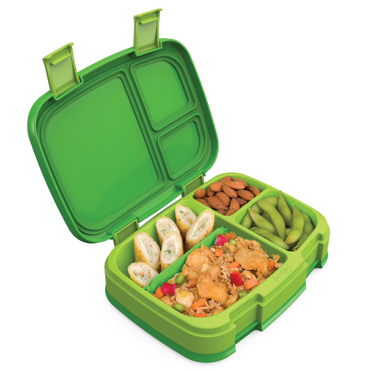 Fresh – Leak-Proof, Bento Lunch Box for Adults and Teens, 4-Compartment Leak-Proof Design, Great for Portion Control
